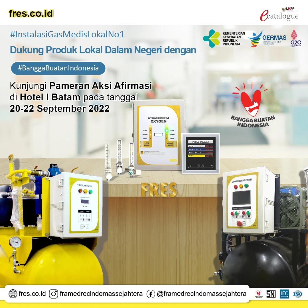 Business Matching dan Pameran Aksi Afirmasi Peningkatan Penggunaan Alat Kesehatan Dalam Negeri | Instalasi Gas Medis