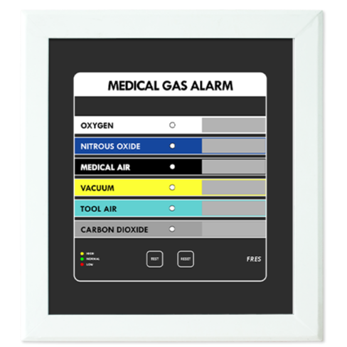 FRES DIGITAL ALARM GAS MEDIS 6 LINE GAS - Image 1