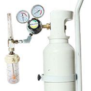 PAHSCO Flowmeter (Regulator) Oksigen 0- 15 LPM (Adult / Dewasa) FULL SET with Reusable Humidifier 135 ML and Regulator Tabung