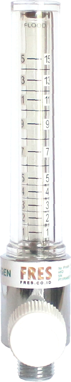 FRES FLOWMETER OKSIGEN DEWASA 0-15 LPM