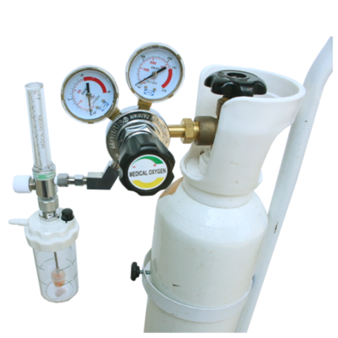 FRES Flowmeter Oksigen Dewasa 0 - 15 LPM dengan Regulator tabung oksigen lengkap Humidifier 135ml - Image 3
