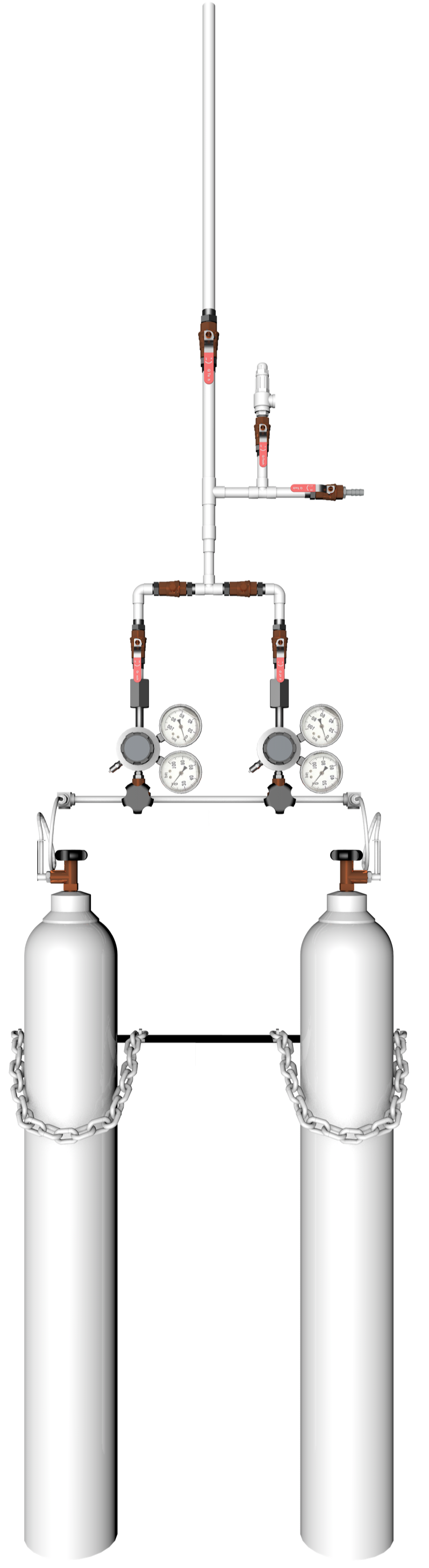FRES SENTRAL MANUAL MANIFOLD OXYGEN (O₂),