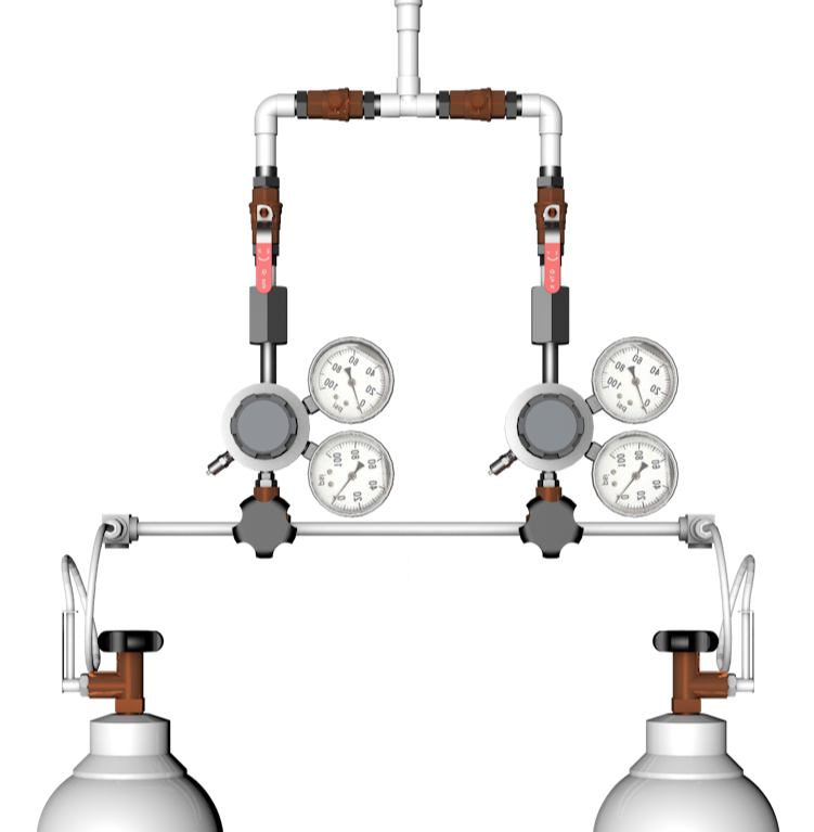 FRES SENTRAL MANUAL MANIFOLD OXYGEN (O₂), - Image 2
