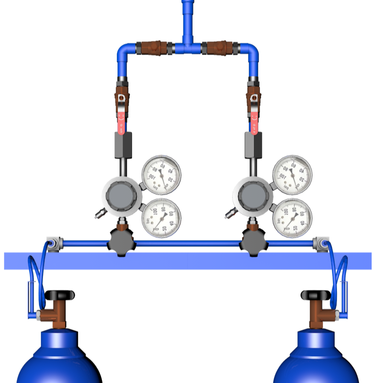 FRES SENTRAL MANUAL MANIFOLD NITROGEN (N₂) - Image 2