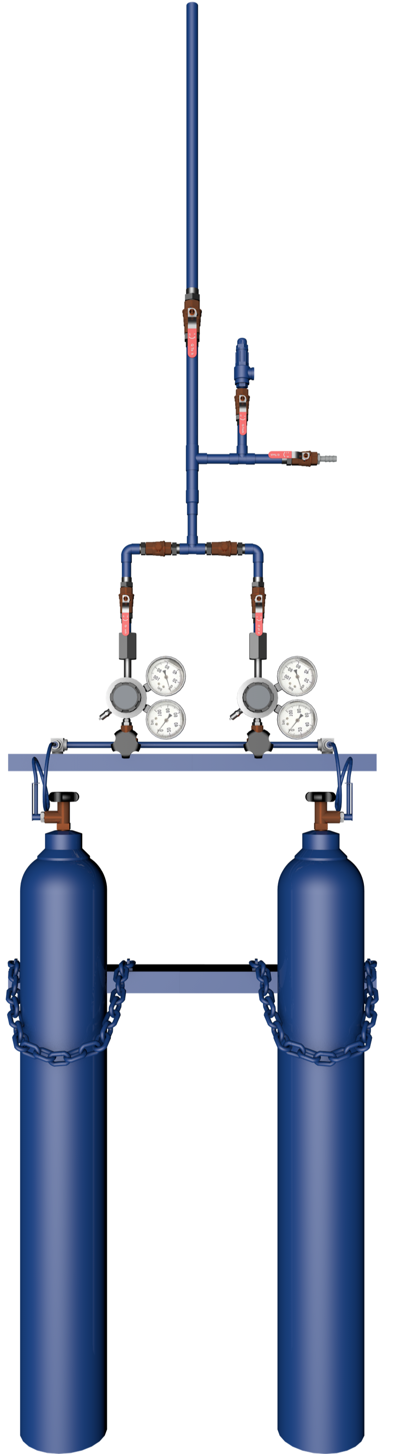 FRES SENTRAL MANUAL MANIFOLD NITROUS OXIDE FRES (N₂O) 
