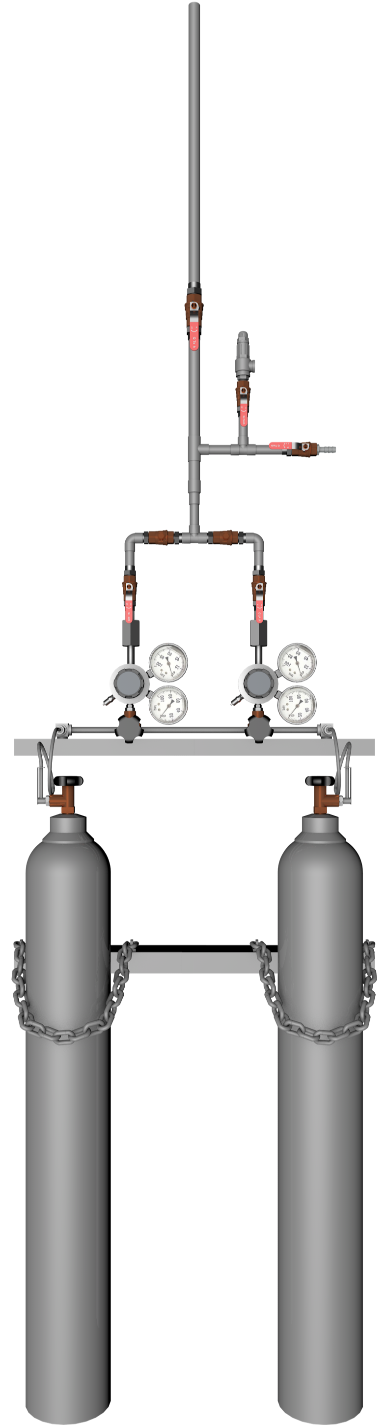 FRES SENTRAL MANUAL MANIFOLD KARBON DIOKSIDA FRES (CO₂)