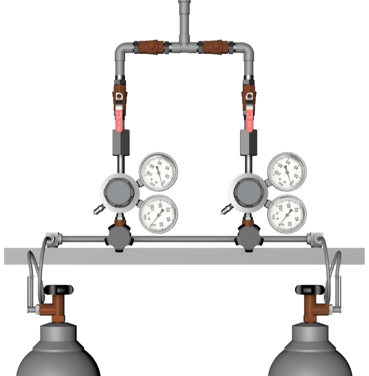 FRES SENTRAL MANUAL MANIFOLD KARBON DIOKSIDA FRES (CO₂) - Image 2
