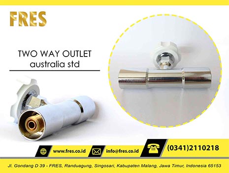 FRES TWO WAY OUTLET STANDAR AUSTRALIAN