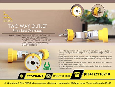 PAHSCO TWO WAY OUTLET STANDAR OHMEDA