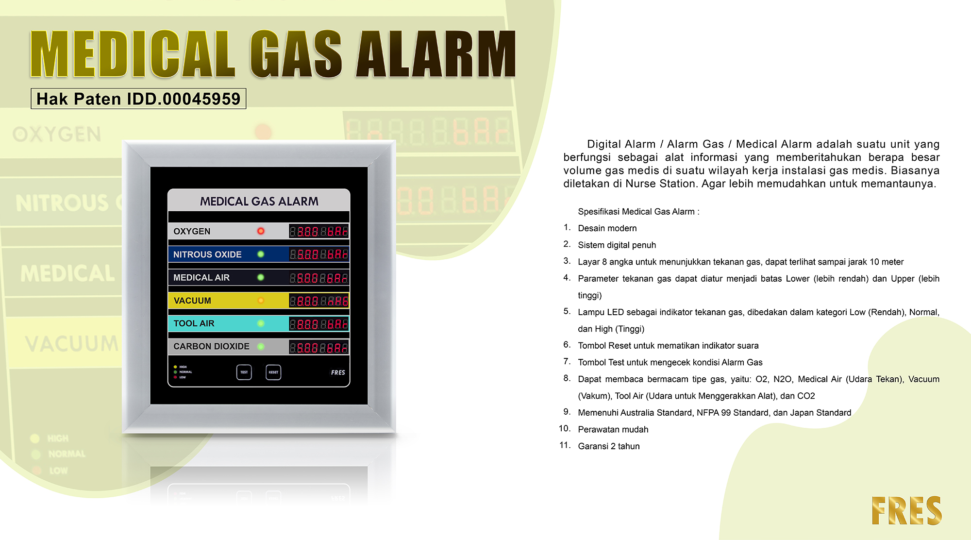 Digital Alarm dan Penanganan Alarm System pada zona instalasi gas medis