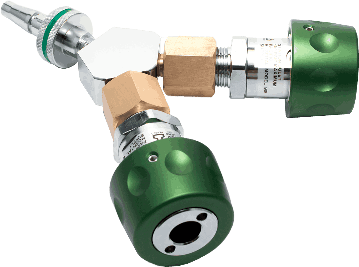 PAHSCO TWO WAY OUTLET OKSIGEN STANDAR JEPANG